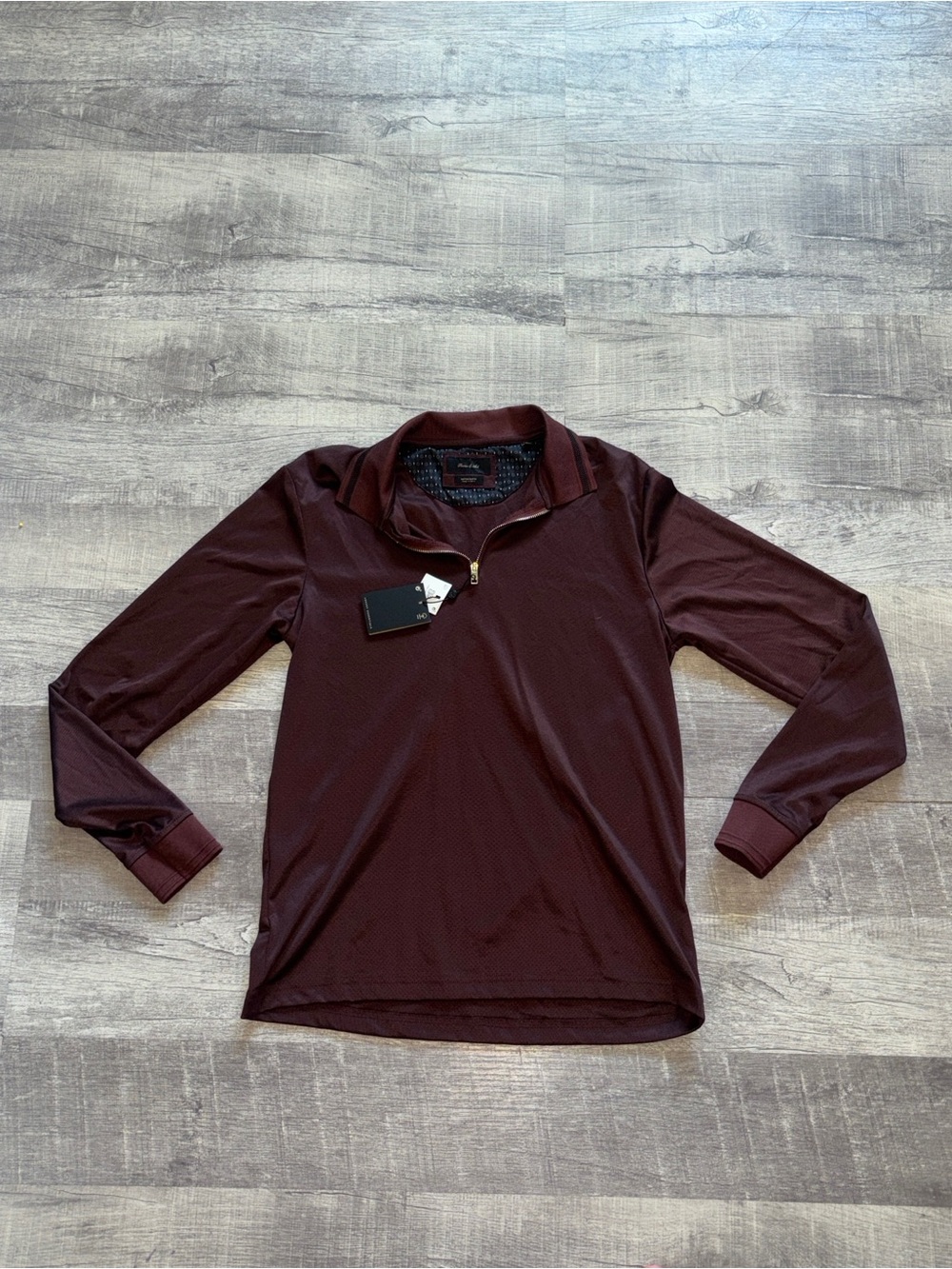 Porter & Ash Long-sleeve quarter-zip pullover